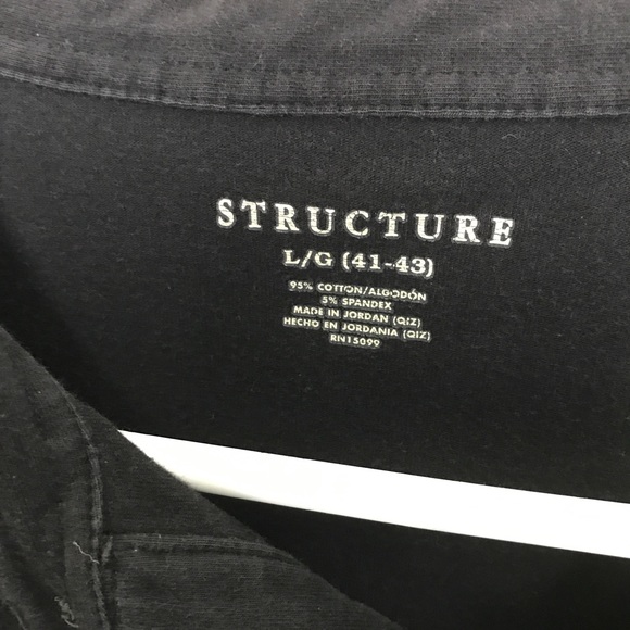 Structure short sleeve.  Large.  100% cotton - Picture 2 of 2